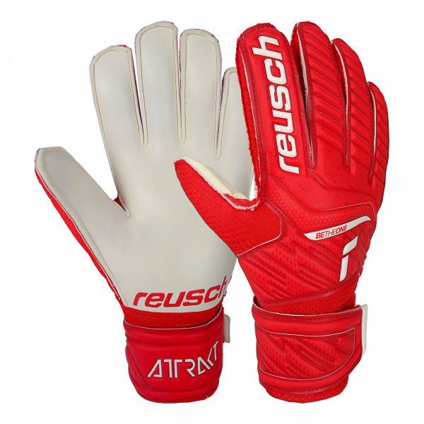 Reusch Attrakt Grip Junior 5172815 3002 weiss rot 1